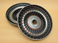 Torque converter component brazed and assembled